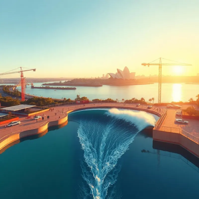 URBNSURF Sydney wave pool in Sydney, Australia