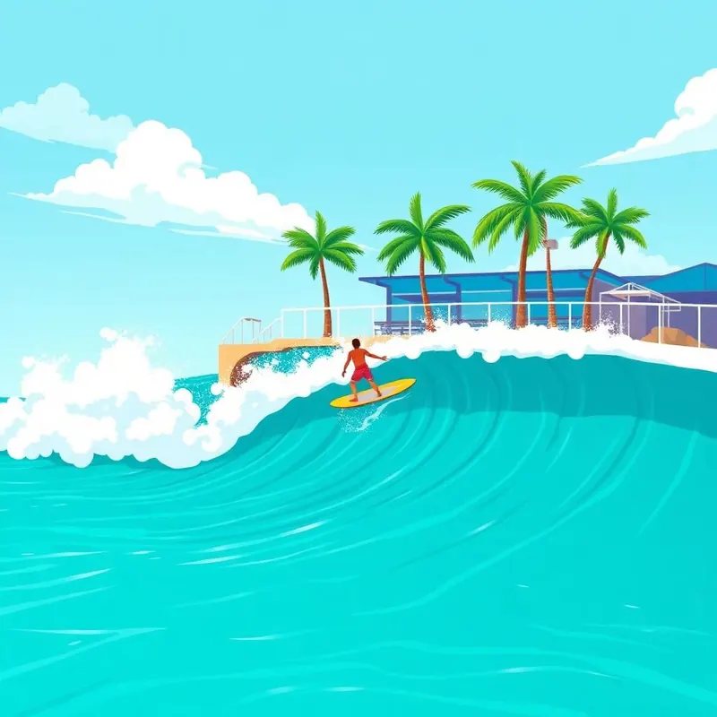 Heroes Paradise wave pool in Brandon, FL, USA