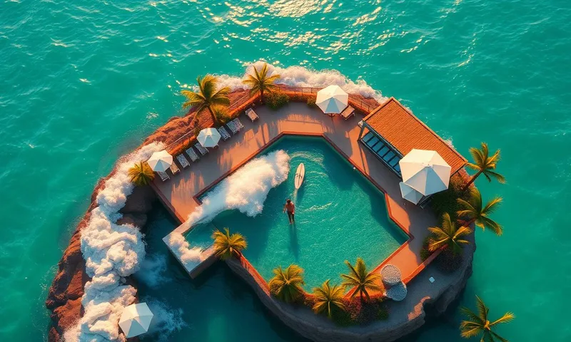 Aerial illustration of São Paulo Surf Club, a private PerfectSwell wave pool inside the city of São Paulo.